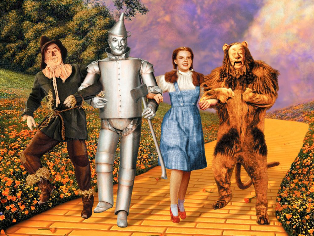 The cast of The Wizard of Oz