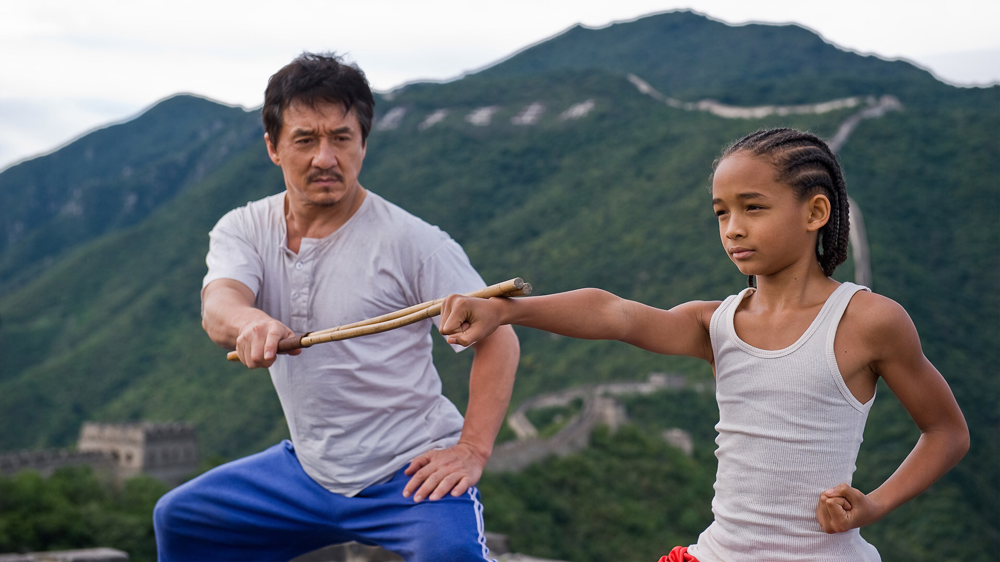 Jackie Chan & Jaden Smith in The Karate Kid