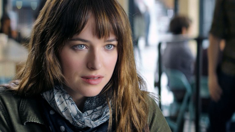 Dakota Johnson in Fifty Shades of Grey