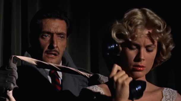 Anthony Dawson & Grace Kelly in Dial M for Murder