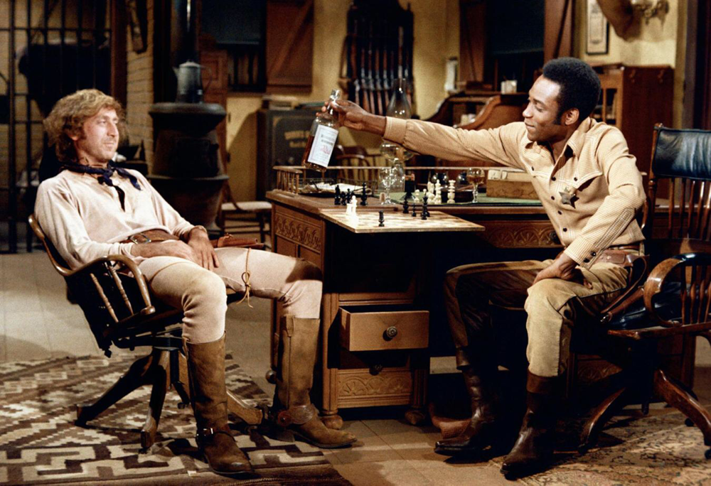 Gene Wilder & Cleavon Little in Blazing Saddles