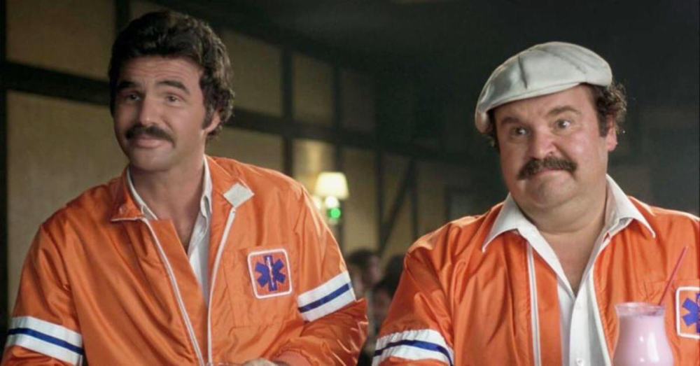 Burt Reynolds & Dom DeLuise in The Cannonball Run