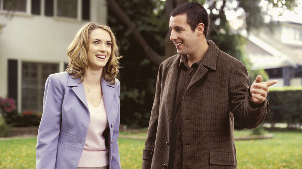 Winona Ryder & Adam Sandler in Mr. Deeds