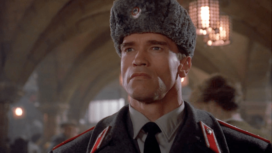 Arnold Schwarzenegger in Red Heat