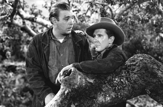 Lon Chaney, Jr. & Burgess Meredith in Of Mice & Men