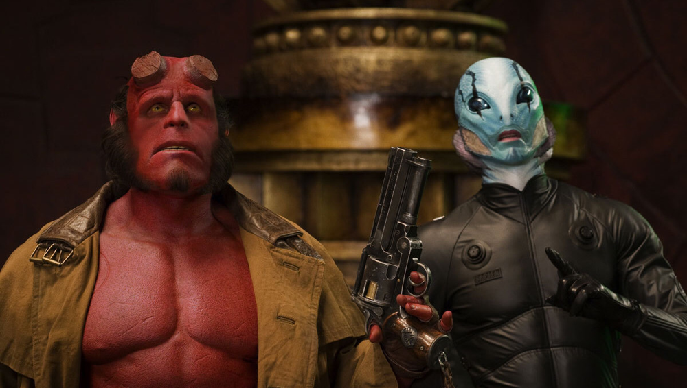 Ron Perlman & Doug Jones in Hellboy: The Golden Army