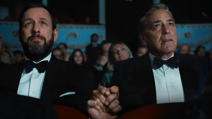 Adam Sandler & George Clooney in Jay Kelly