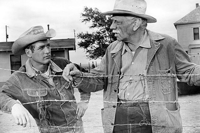 Paul Newman & Melvyn Douglas in Hud