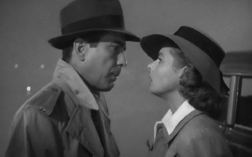 Humphrey Bogart & Ingrid Bergman in Casablanca