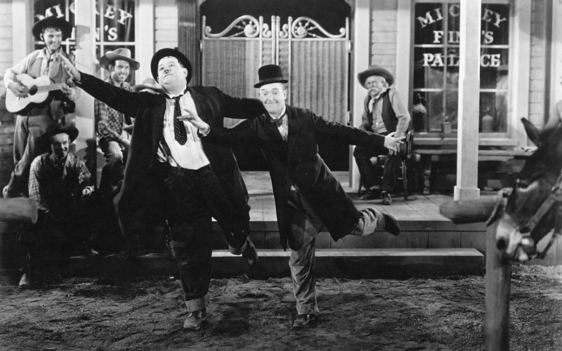 Oliver Hardy & Stan Laurel in Way Out West