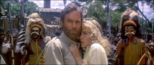 Richard Chamberlain & Sharon Stone in King Solomon's Mines