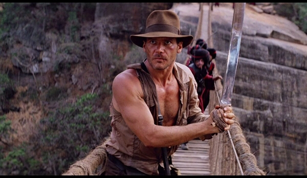 Harrison Ford in Indiana Jones & The Temple of Doom