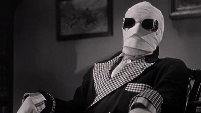 Claude Rains in The Invisible Man