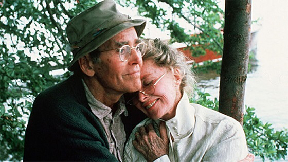 Henry Fonda & Katharine Hepburn in On Golden Pond