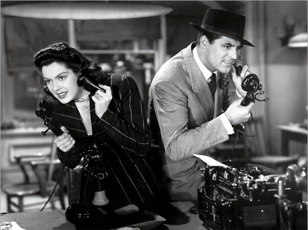 Rosalind Russell & Cary Grant in His Girl Friday