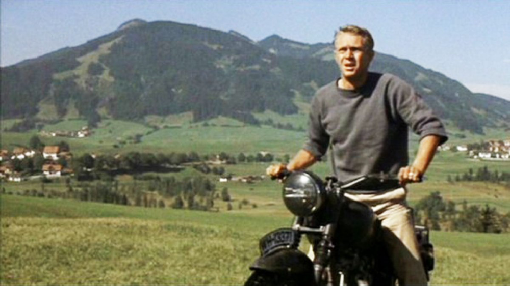 Steve McQueen in The Great Escape