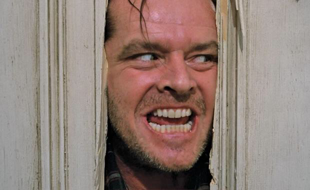 Jack Nicholson in The Shining