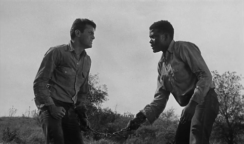 Tony Curtis & Sidney Poitier in The Defiant Ones