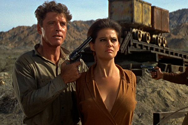 Burt Lancaster & Claudia Cardinale in The Professionals