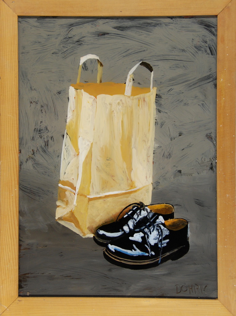 Shopping, 2009, 40 x 50 cm, Hgl, Privatsammlung Krefeld