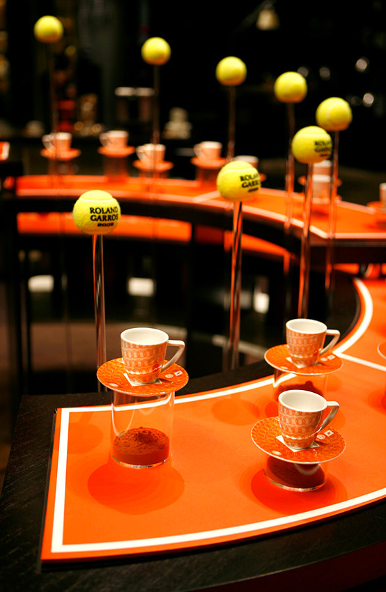 Nespresso Boutique. Paris. Rolland Garros Edition. Paris.