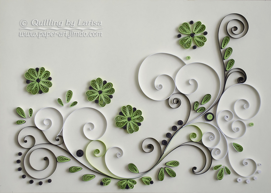 3 Graphic Quilling Lessons for beginners квиллинг картины