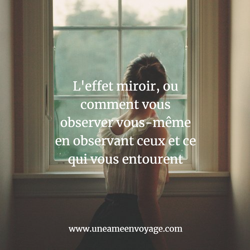 L'effet miroir, ou comment vous observer vous-même en observant ceux et ce qui vous entourent