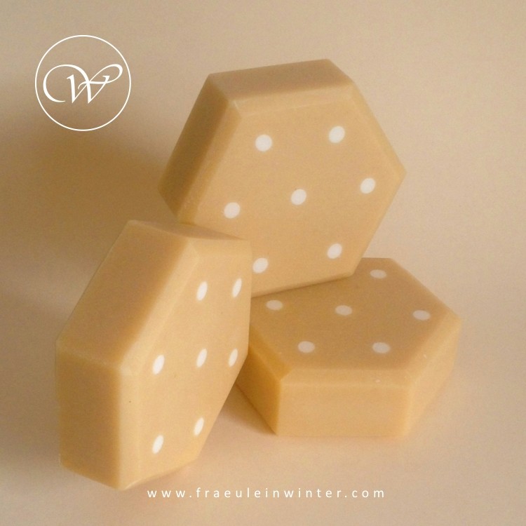 Polka dots - cold process soap