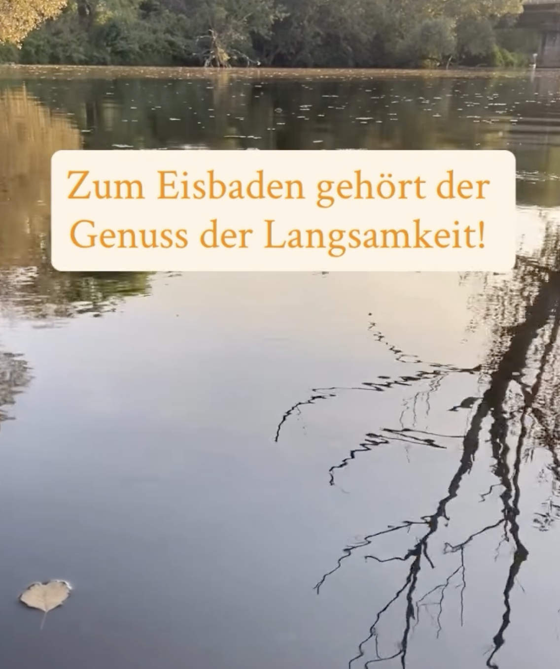 Die Langsamkeit ist Teil davon