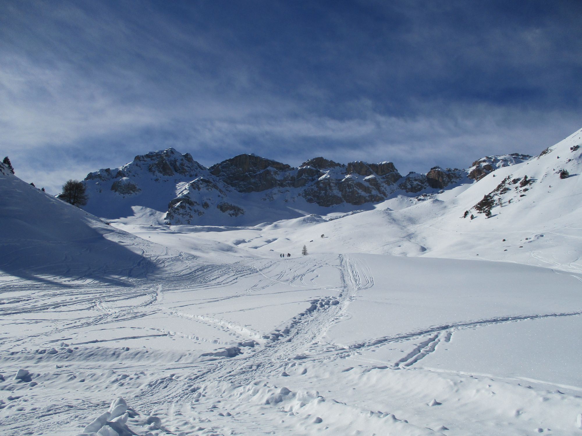 janvier 2017 vers le Col d'Izoard