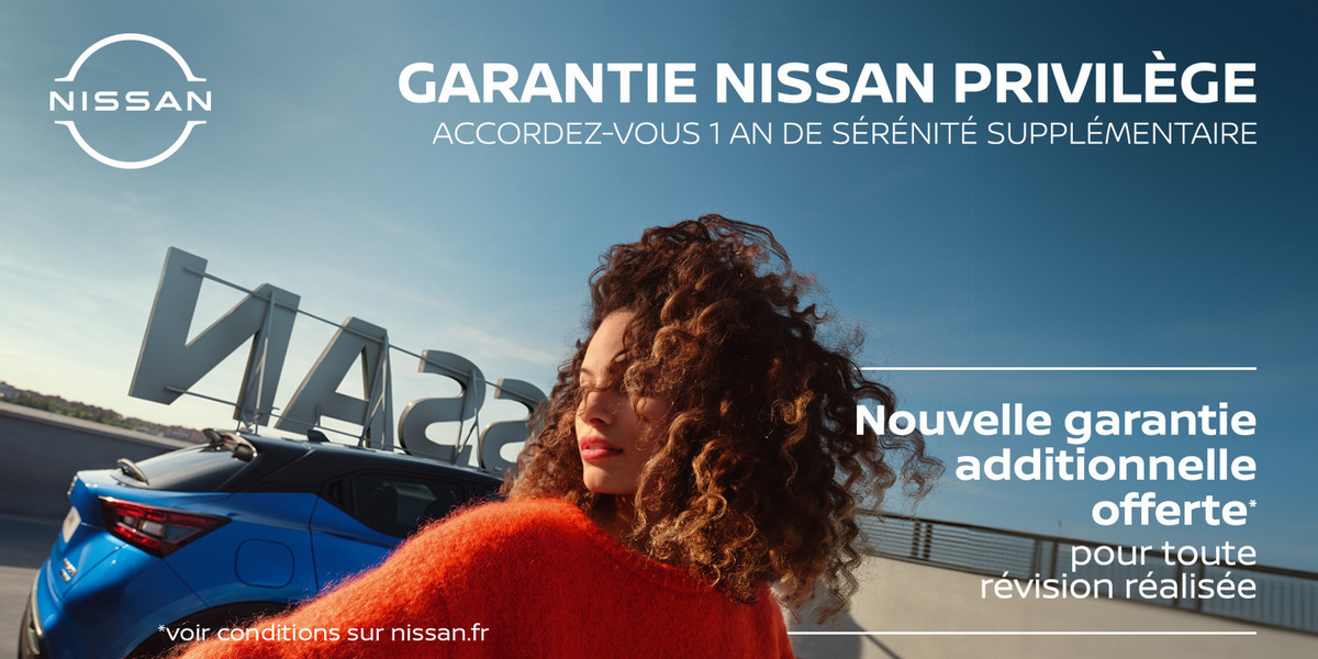 Avec la garantie Nissan Privilège, Nissan récompense la fidélité de ses clients