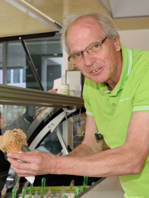 Peter Hug, Inhaber die Rollende Gelateria