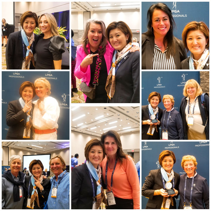 USLPGA Other Awards Winners and Pros Below left are Lynn Marriott & Pia Nilsson, co-founders of VISION54, a well-known mental coach for Annika Sörenstam, LPGA Superstar. They gave me their blessing.