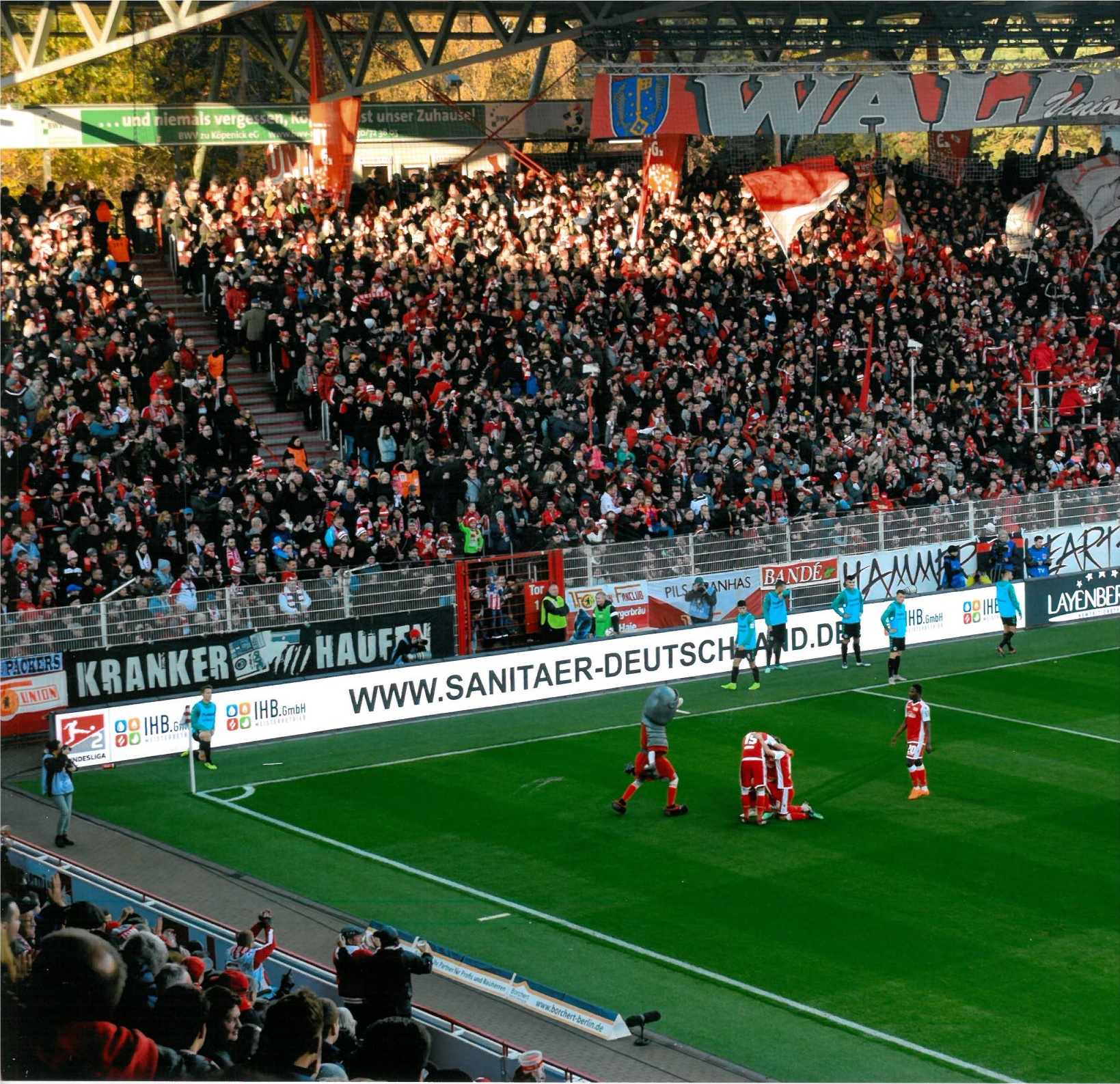 Sponsoring - Bandenanimation 1. FC Eisern Union