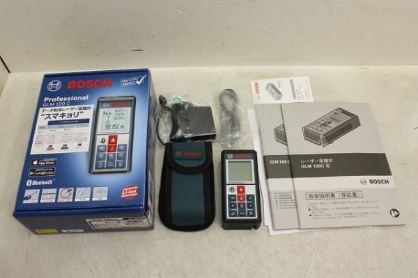 ボッシュ レーザー距離計 GLM100C 高価買取致しました。 - 近畿 ボッシュ レーザー距離計 GLM100C 高価買取致しました。 - 近畿