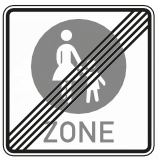 Fußgängerzone ende