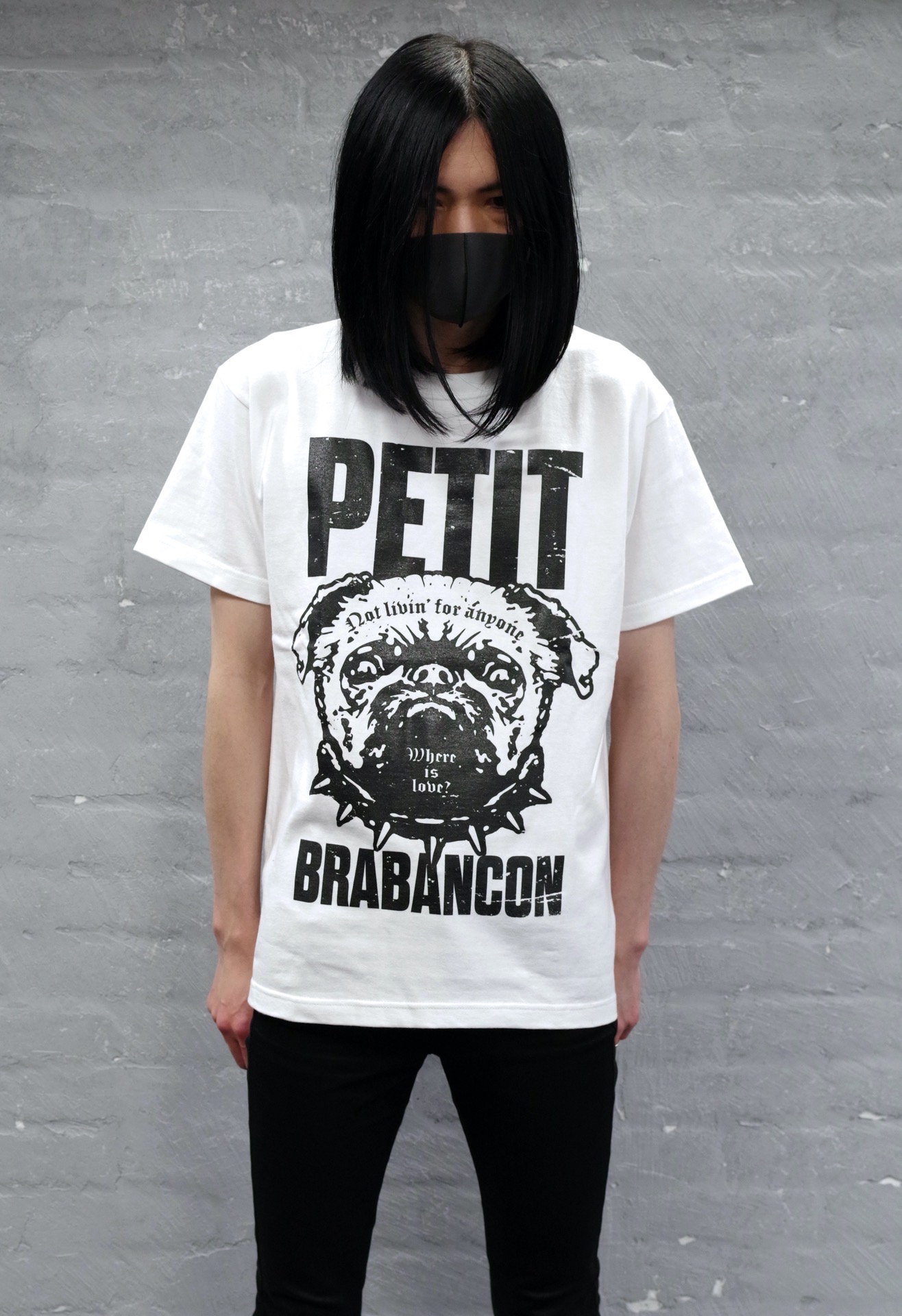 PB 1st BIG Tee（White）-Mサイズ-（MODEL：身長177cm 体重55kg）