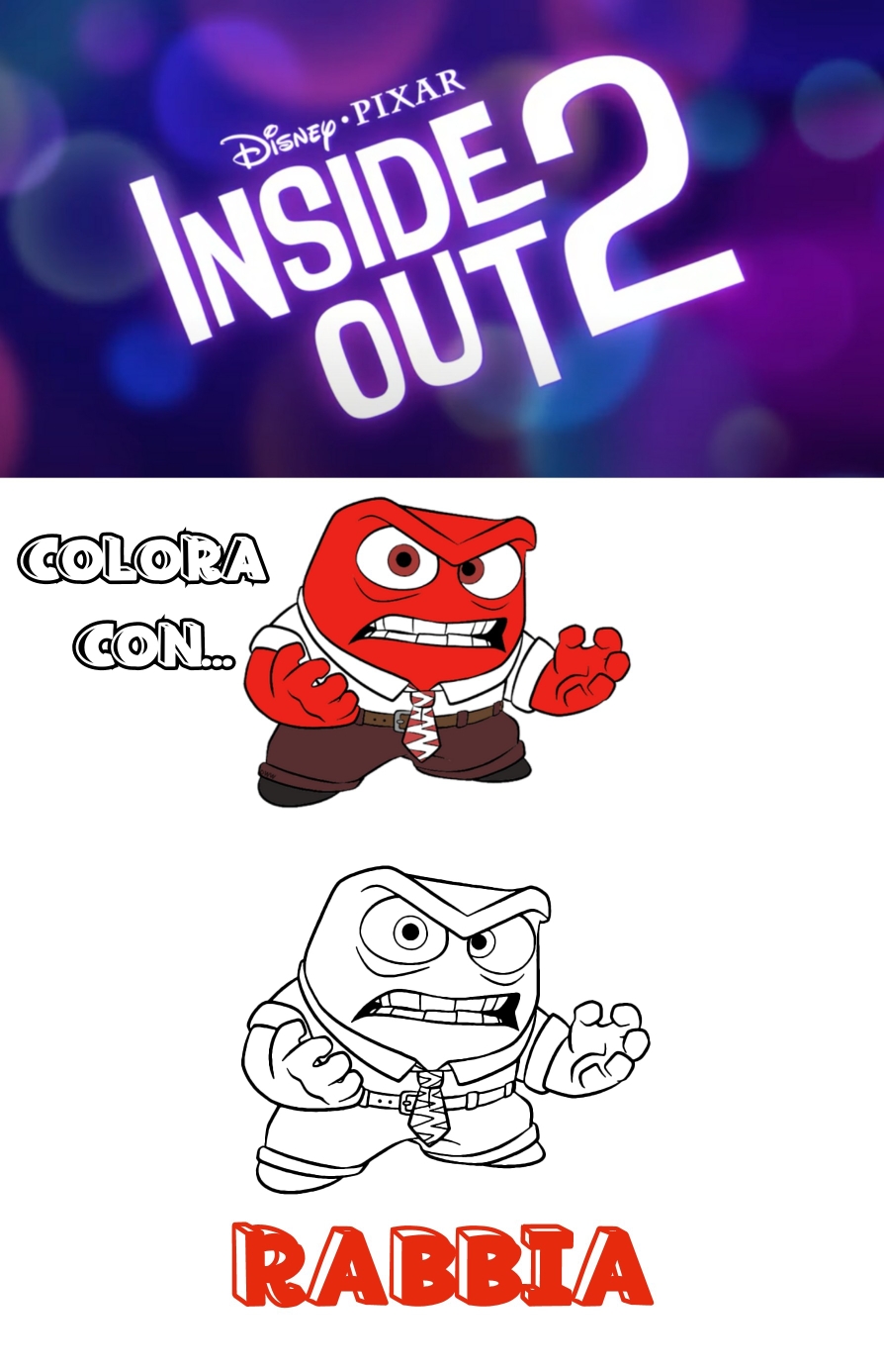Colora con... Rabbia (Inside Out 2)
