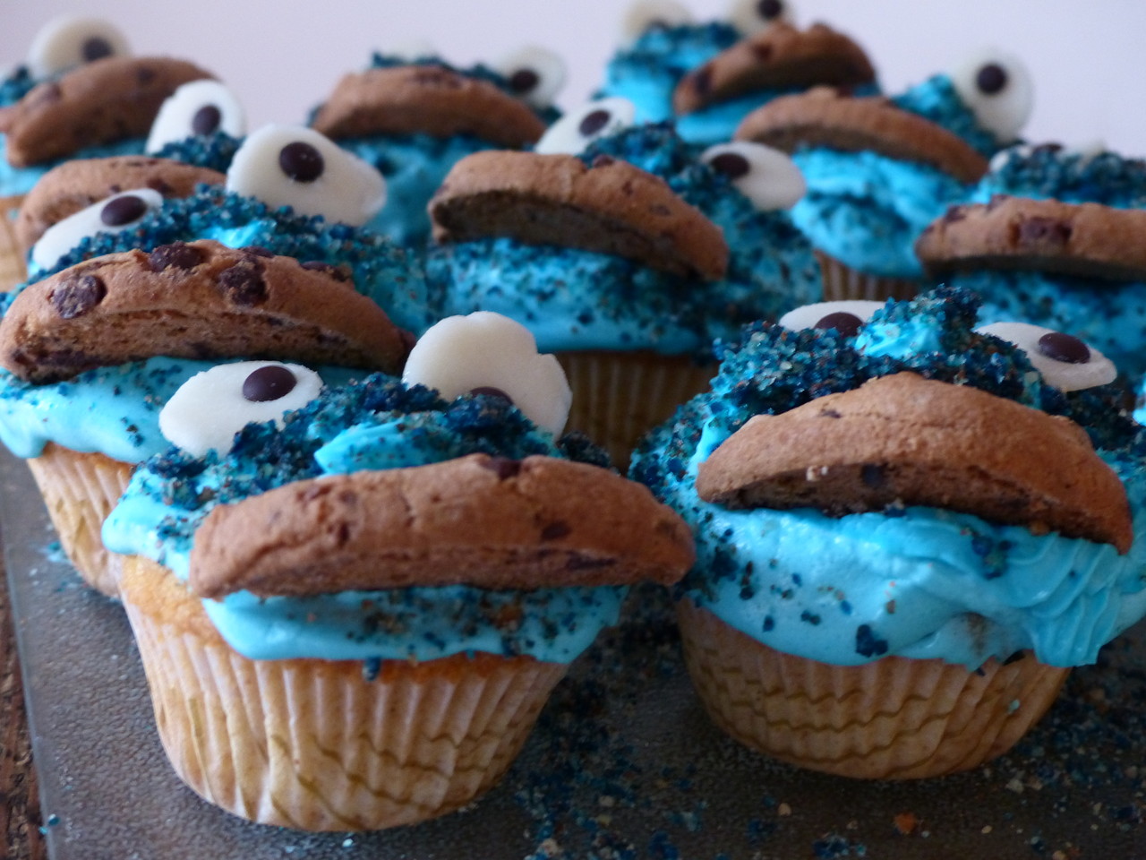 Krümelmonster Cupcakes - daydreams Webseite!