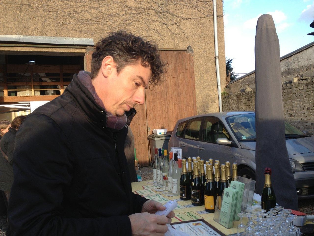 Visite sur le marché paysan