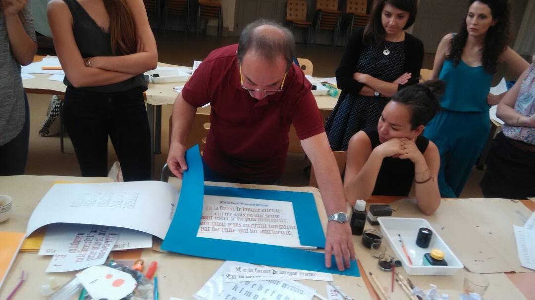 Le cadrage, très important pour mettre la calligraphie en valeur