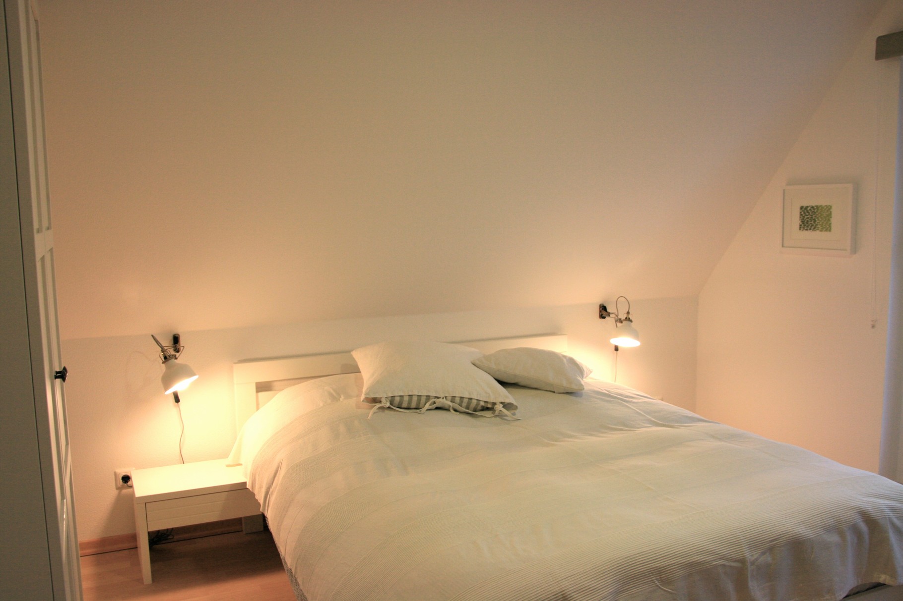 Schlafzimmer 1 mit Doppelbett im OG