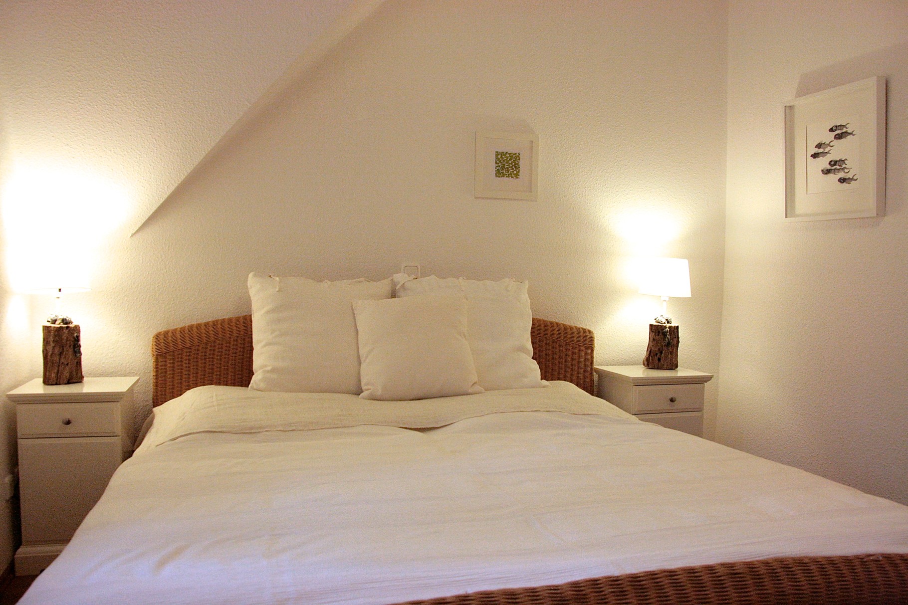 Schlafzimmer 2 mit einem Doppelbett