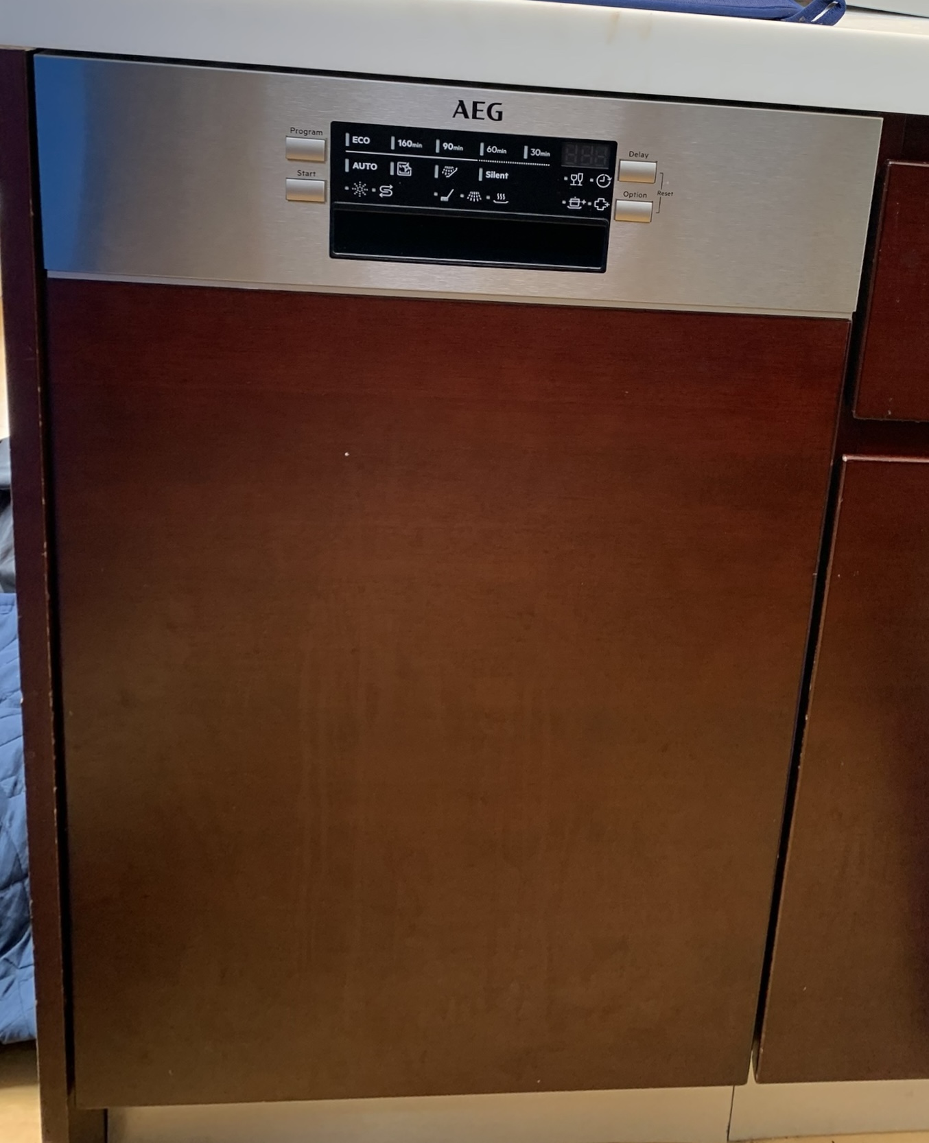AEG食洗機　45㎝タイプ　交換後