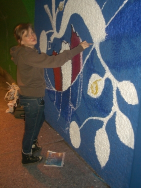 Augsburger Kunsttunnel Pferseer Unterführung 2012