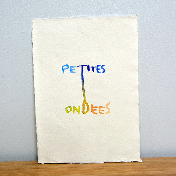 "Petites ondées" -21cm x 29,7cm - FESTOR Astrid © 2021