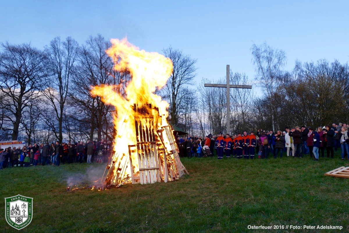 Osterfeuer 2016. Foto: Peter Adelskamp