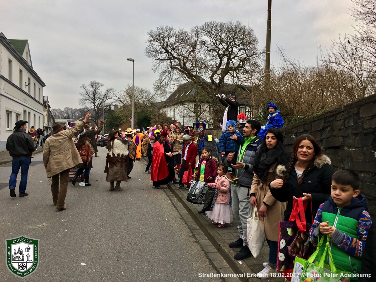 Erkrather Straßenkarneval 18.02.2017 (Foto: Peter Adelskamp)
