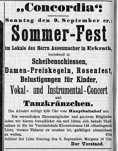 Sommerfest Concordia