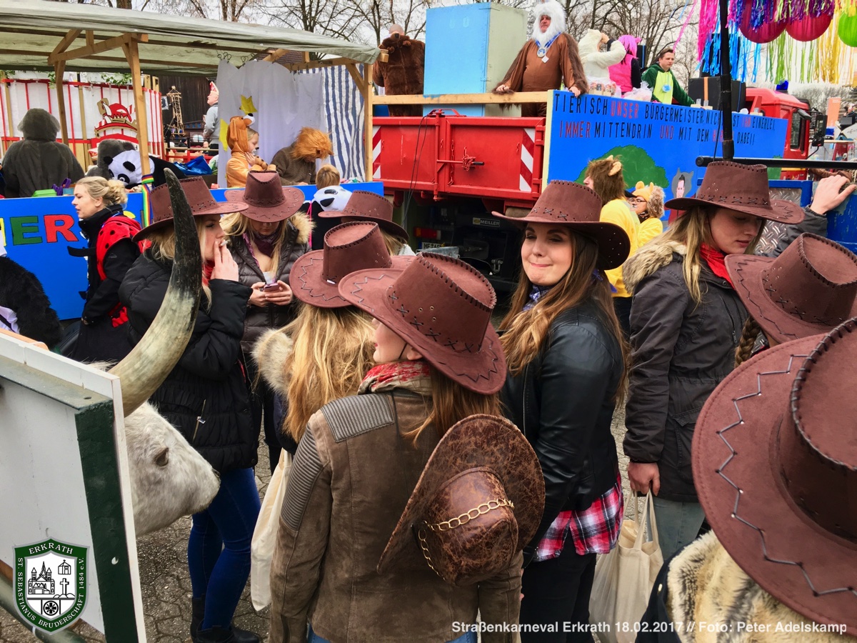 Erkrather Straßenkarneval 18.02.2017 (Foto: Peter Adelskamp)